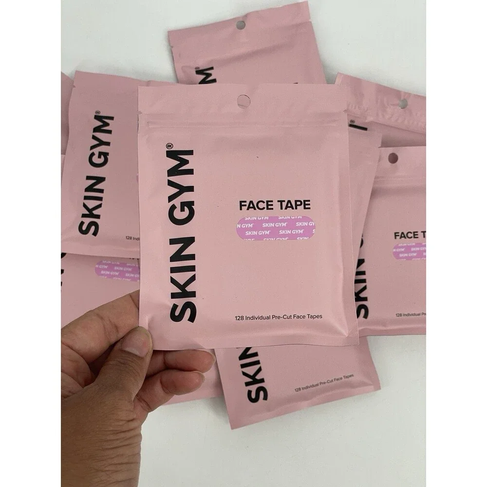 SKIN GYM Face Tape (128 ea) Smooths Wrinkles Overnight, Firm &Tones Muscle NIP